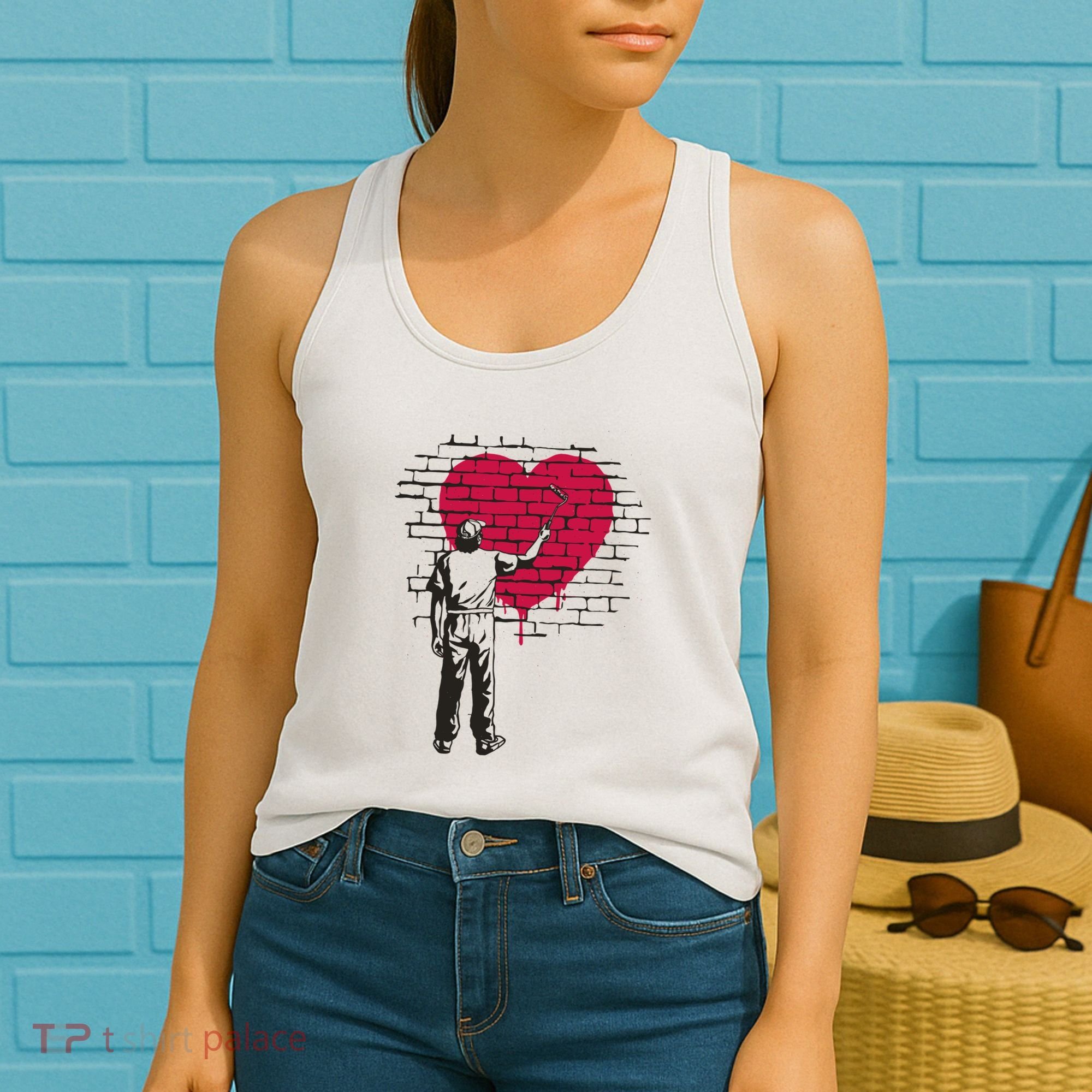 Heart Painter Women's Tank Top