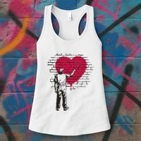 Heart Painter Women's Tank Top thumb 3