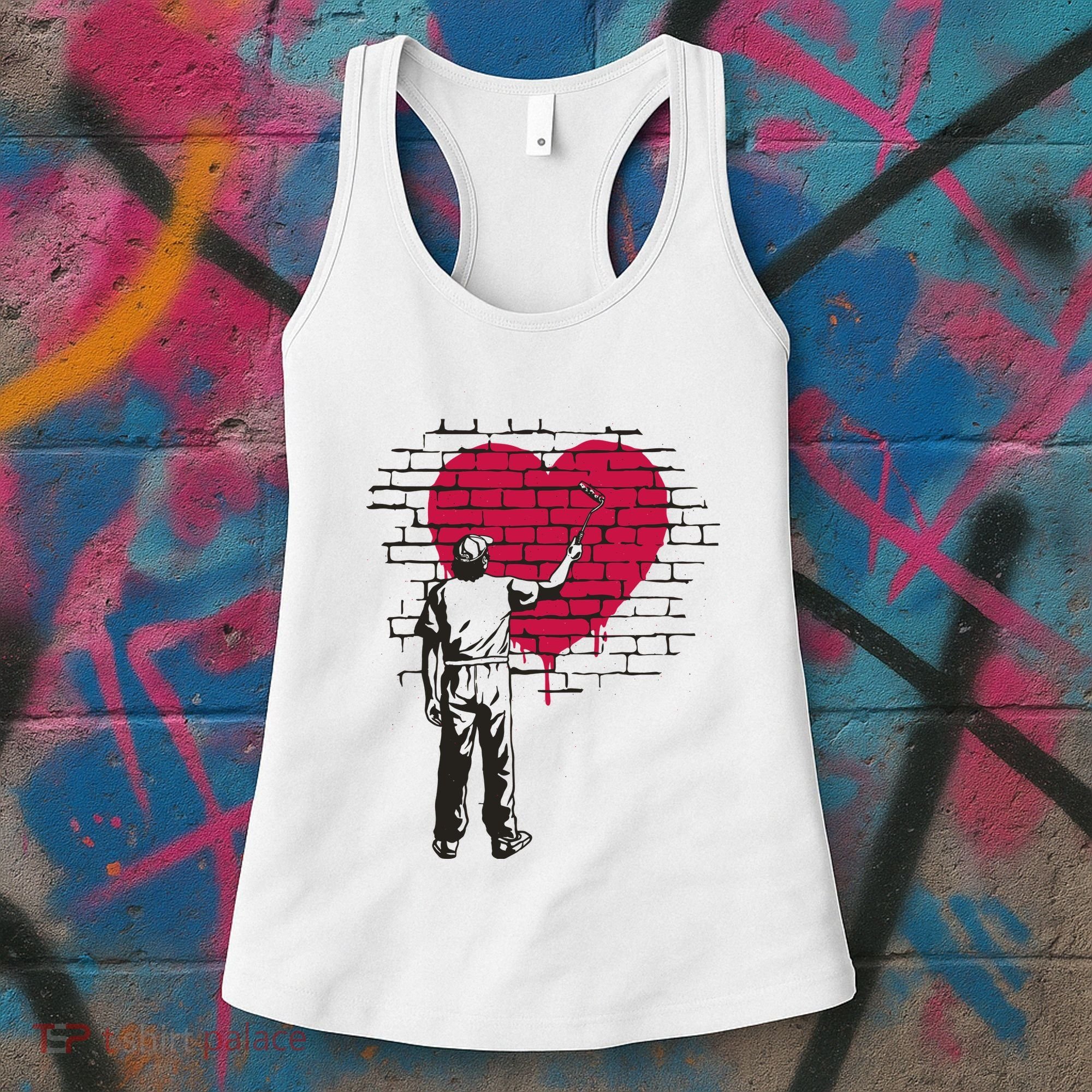 Heart Painter Women's Tank Top
