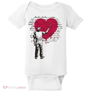Heart Painter Baby Bodysuit