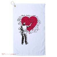 Heart Painter Golf Towel thumb 0