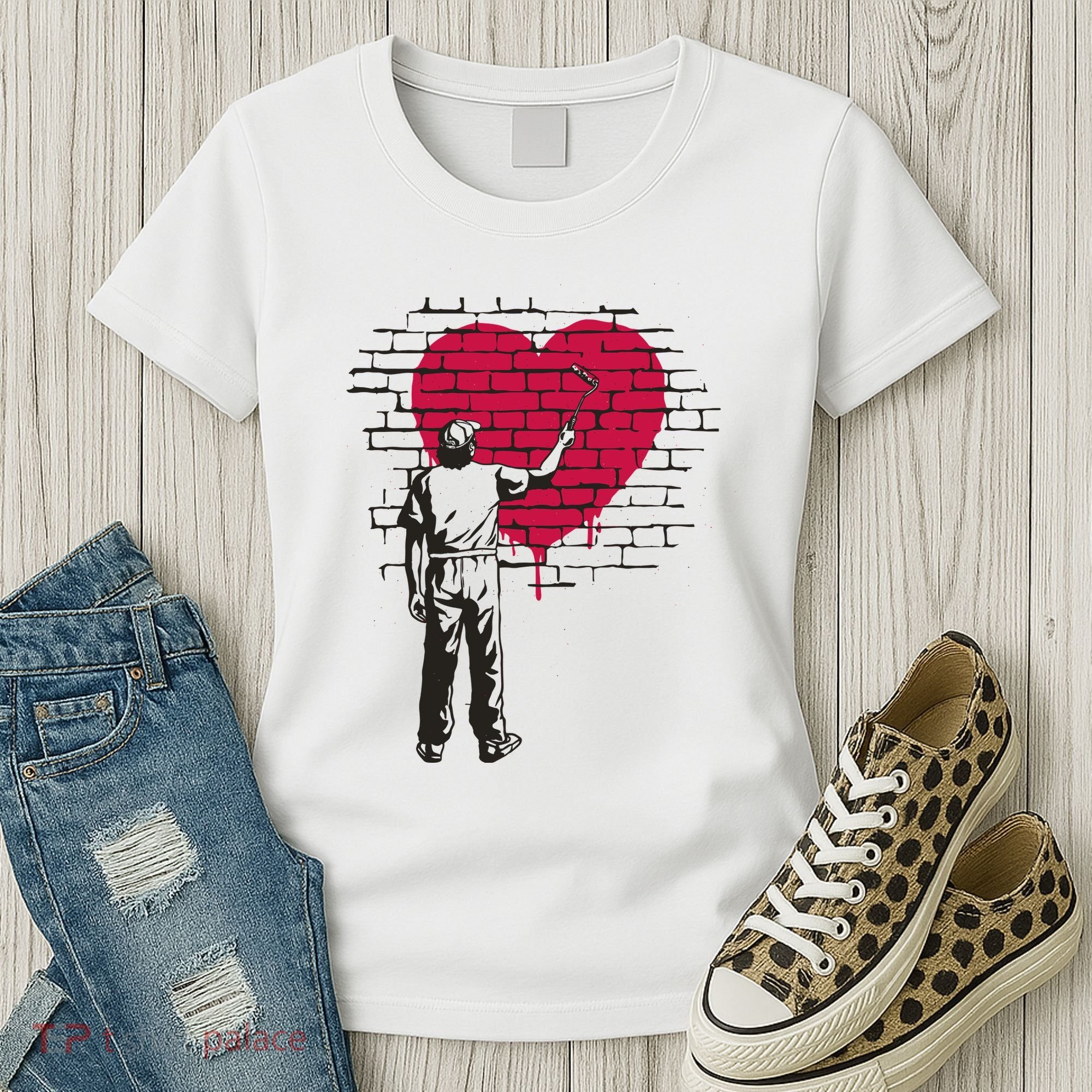 Heart Painter Women's T-Shirt