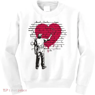 Heart Painter Kids Sweatshirt