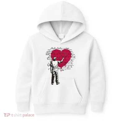 Heart Painter Kids Hoodie