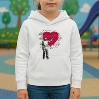 Heart Painter Kids Hoodie thumb 3