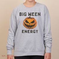Halloween Pumpkin Head Big Ween Energy Spooky Women's Sweatshirt thumb 0