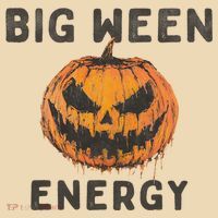 Halloween Pumpkin Head Big Ween Energy Spooky Tote Bag thumb 4