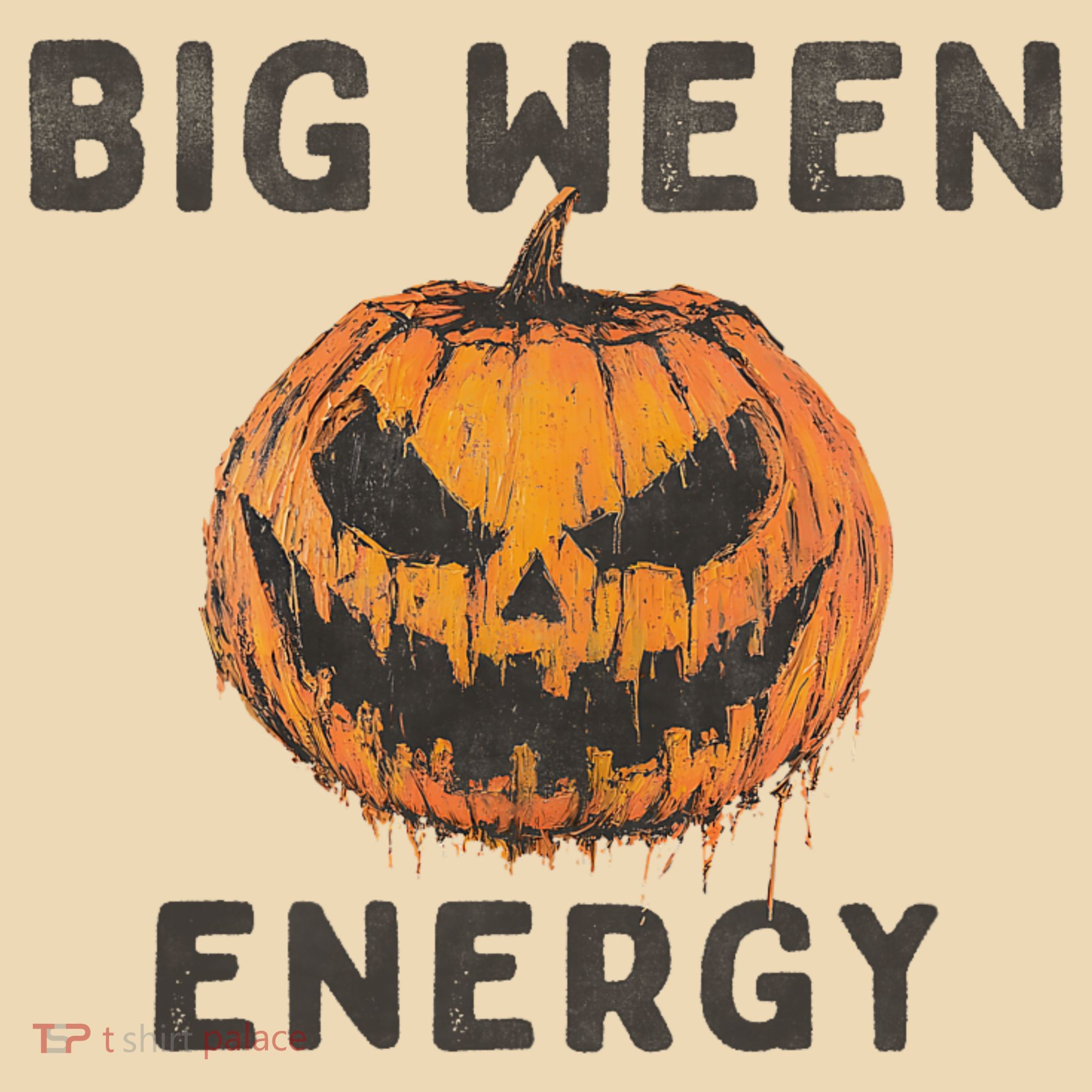 Halloween Pumpkin Head Big Ween Energy Spooky Tote Bag