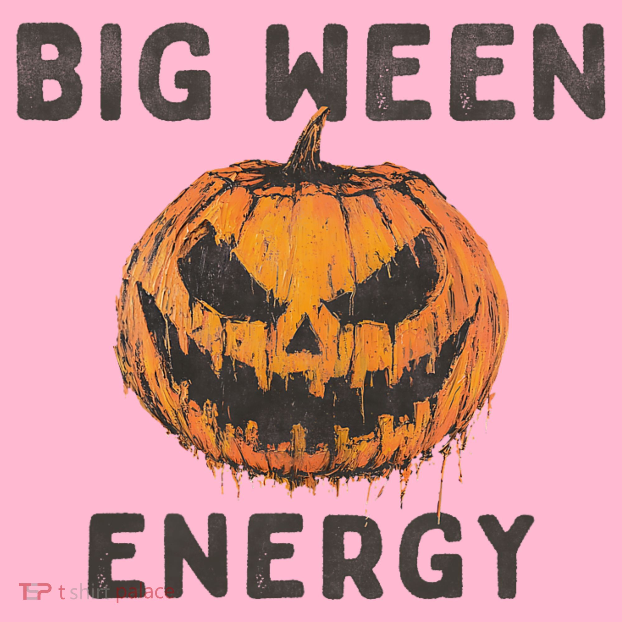 Halloween Pumpkin Head Big Ween Energy Spooky Coaster