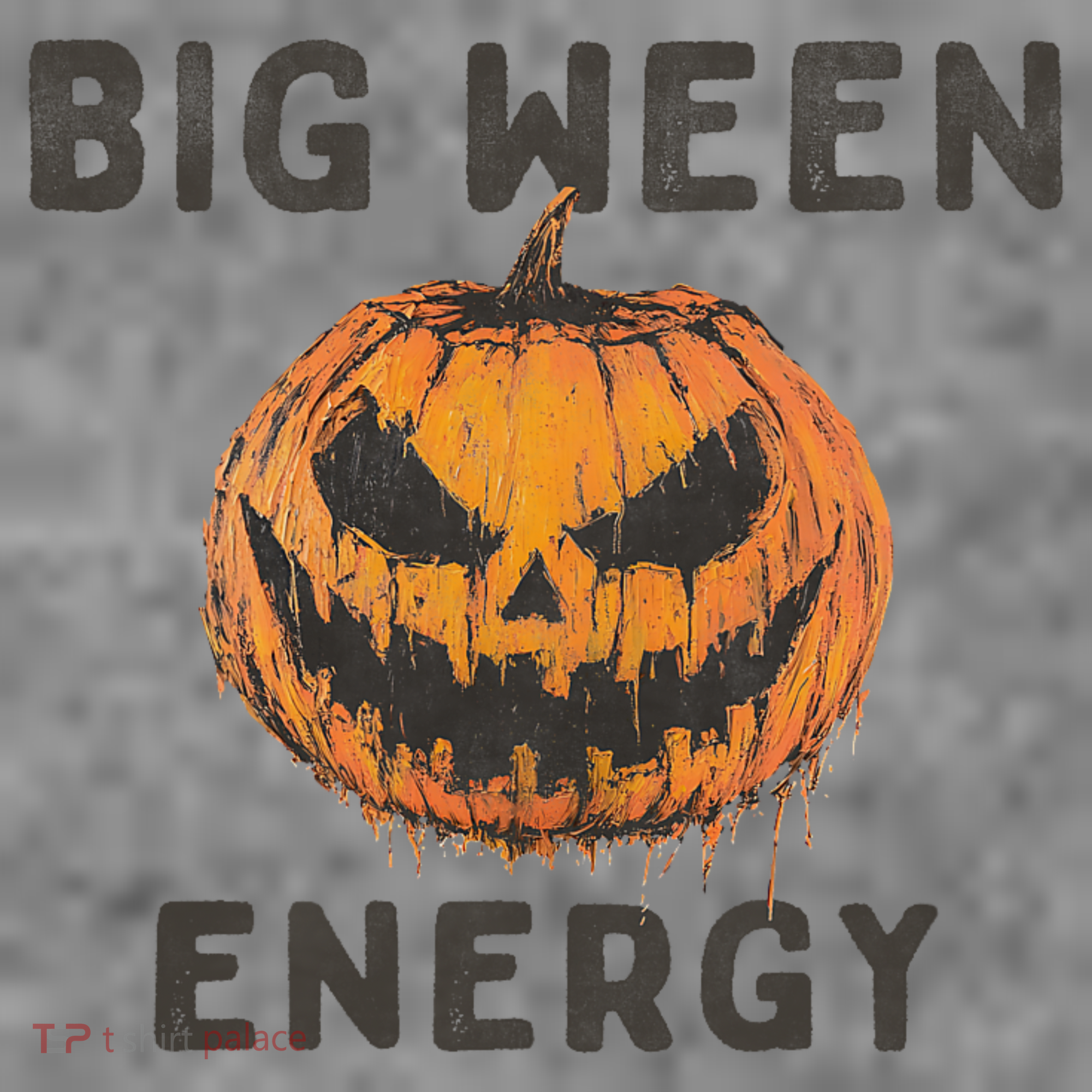 Halloween Pumpkin Head Big Ween Energy Spooky Toddler Hoodie