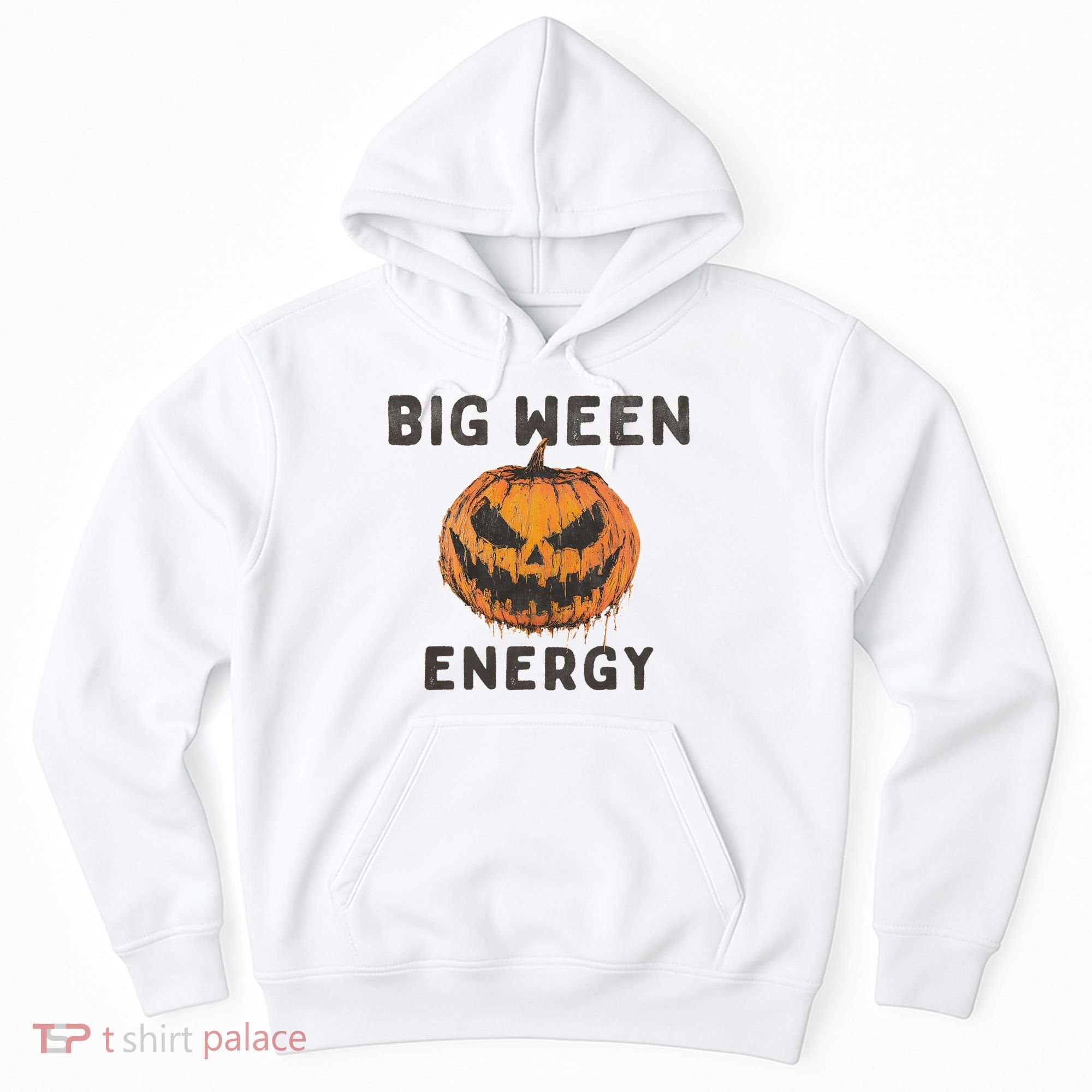 Halloween Pumpkin Head Big Ween Energy Spooky Hoodie