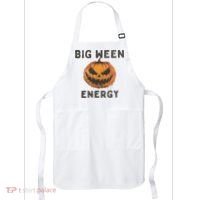 Halloween Pumpkin Head Big Ween Energy Spooky Apron thumb 0