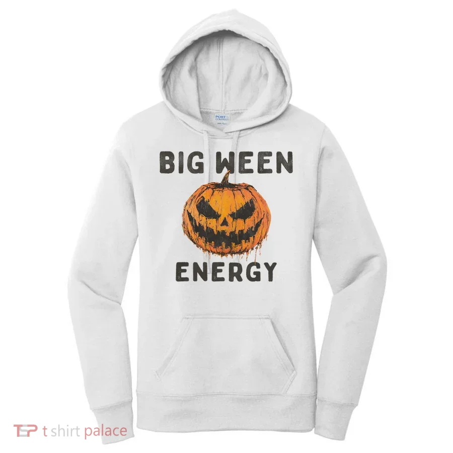 Halloween Pumpkin Head Big Ween Energy Spooky Women's Hoodie