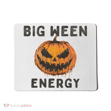 Halloween Pumpkin Head Big Ween Energy Spooky Mousepad