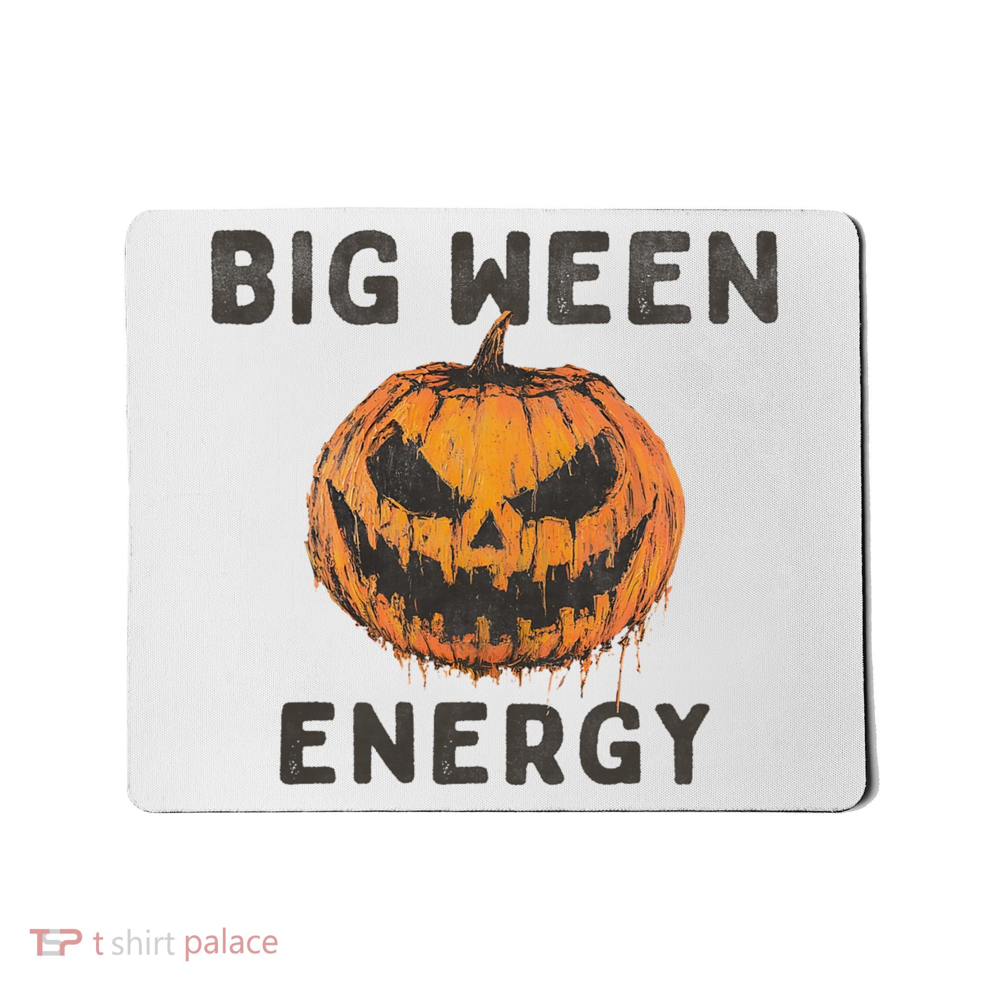 Halloween Pumpkin Head Big Ween Energy Spooky Mousepad