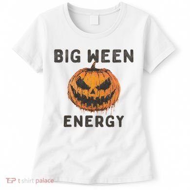 Halloween Pumpkin Head Big Ween Energy Spooky Women's T-Shirt