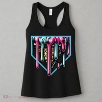 Home Plate Ice Cream Softball Baseball Melting Drip Women's Tank Top thumb 3
