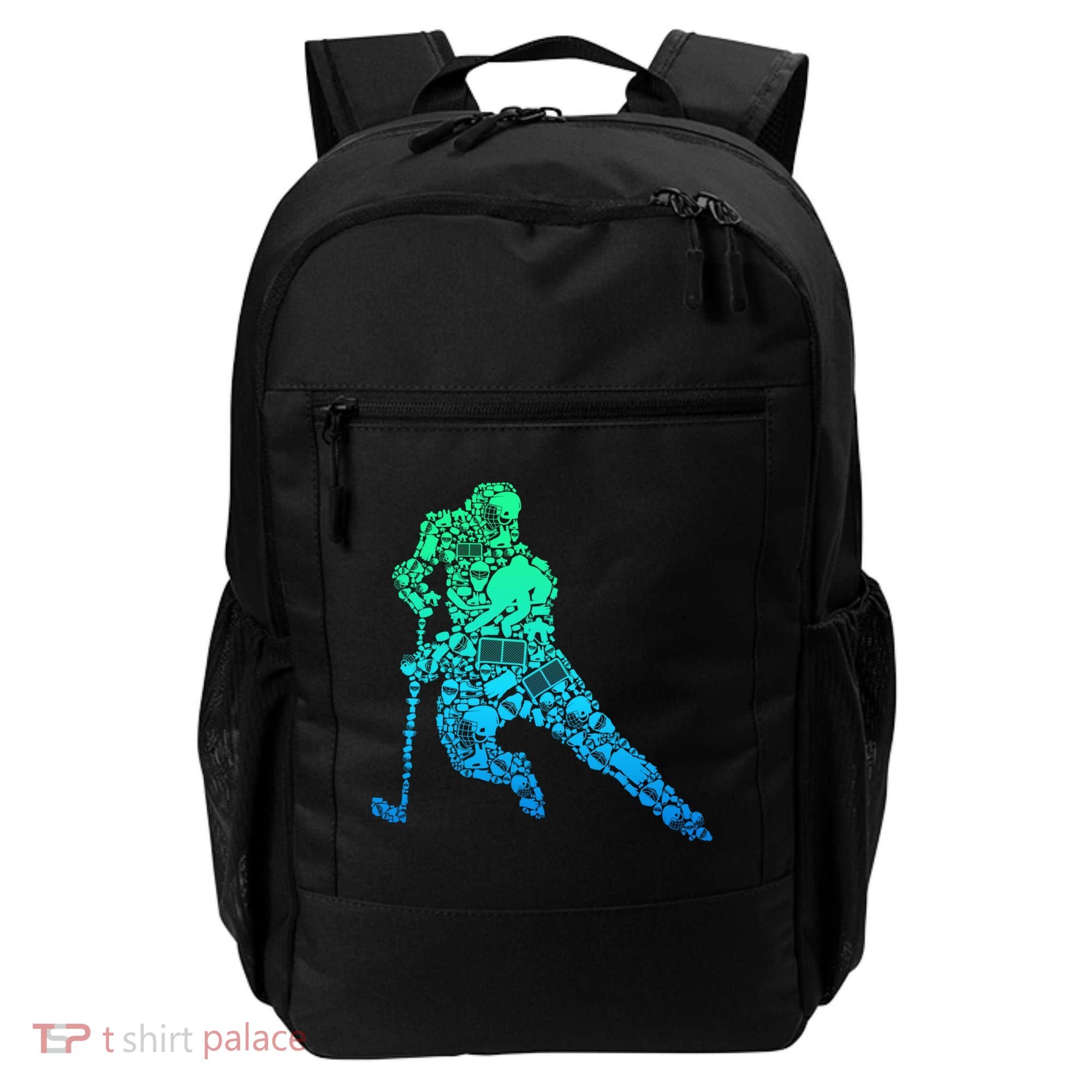 Hockey Player Ice Hockey Boy Backpack