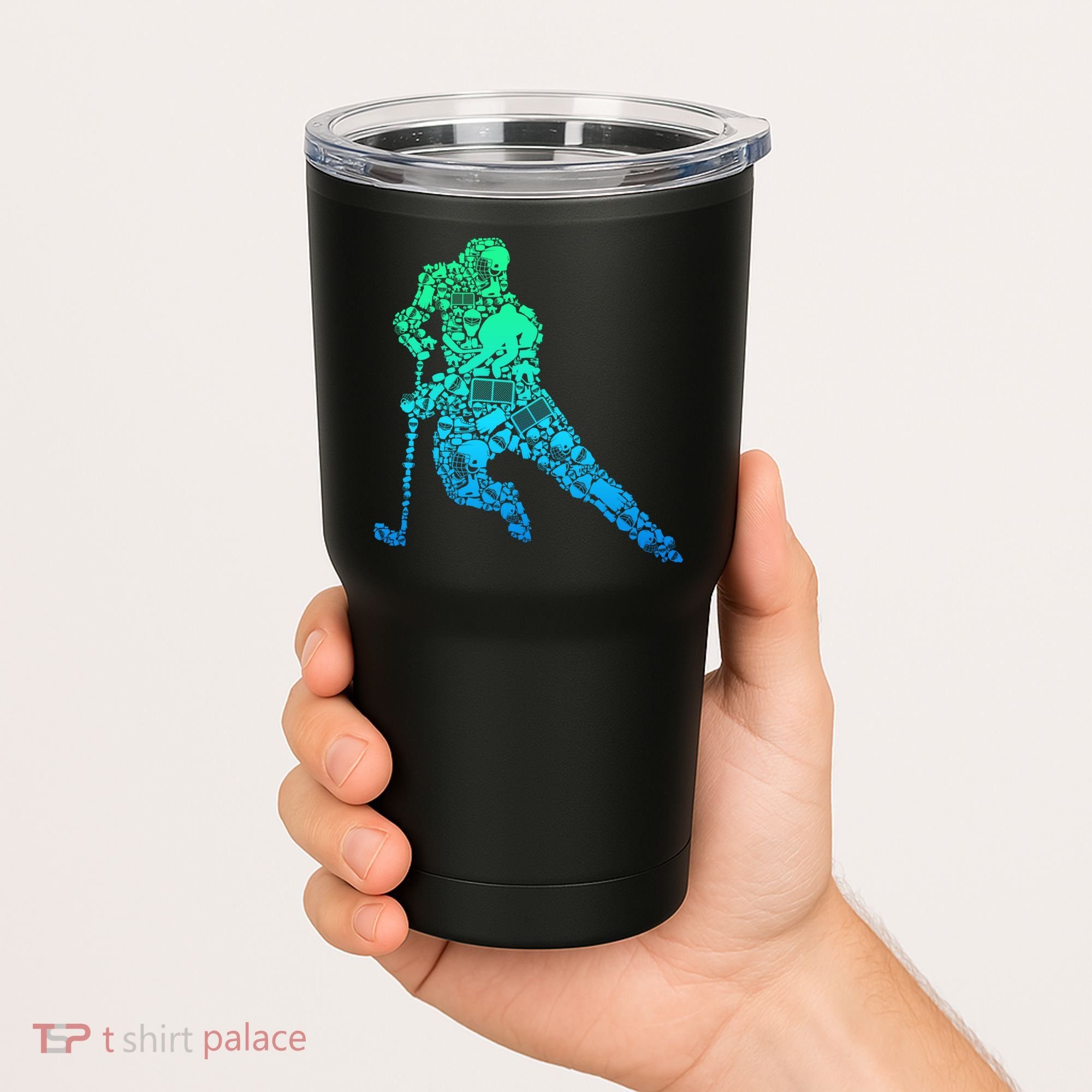 Hockey Player Ice Hockey Boy Tumbler