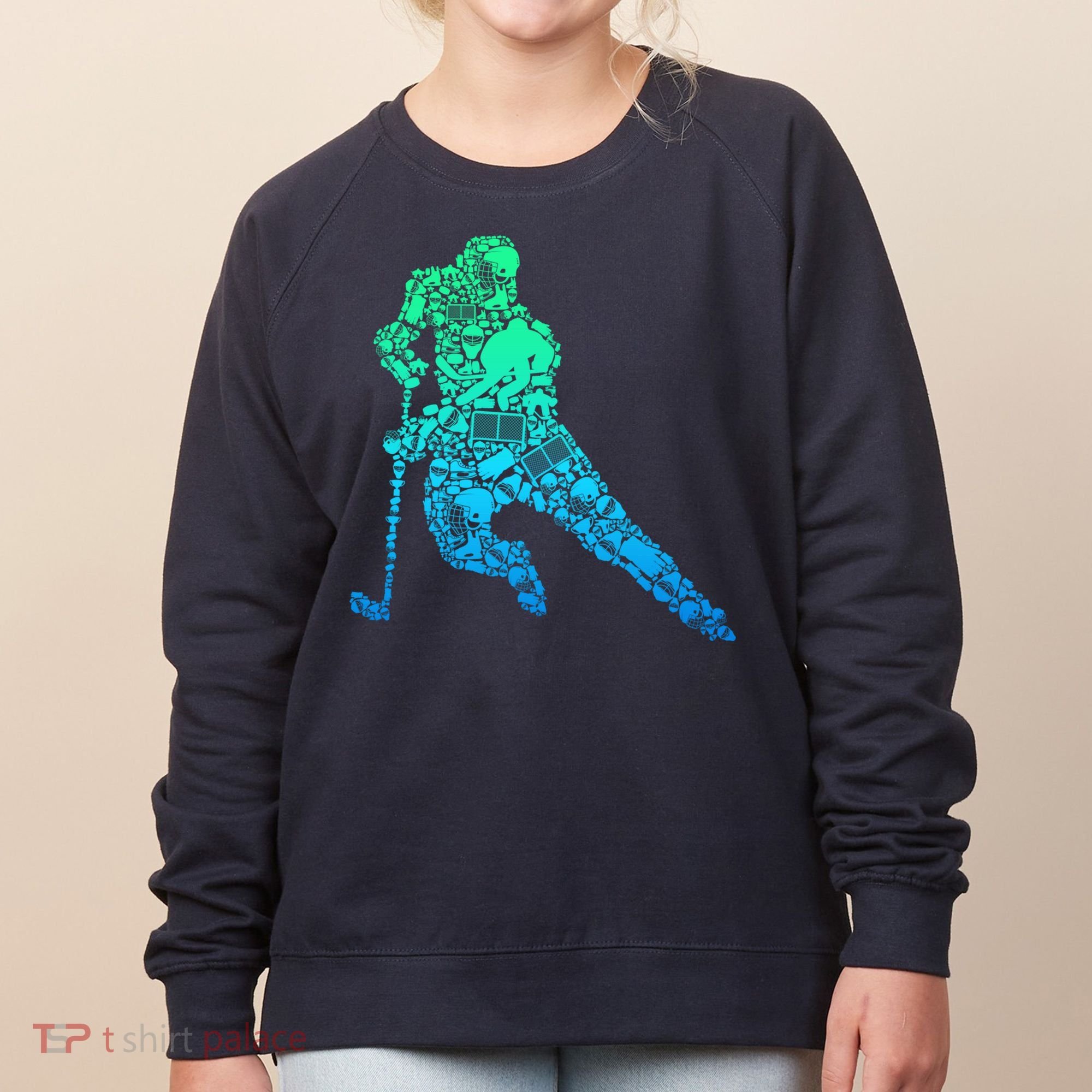 Hockey Player Ice Hockey Boy Women's Sweatshirt