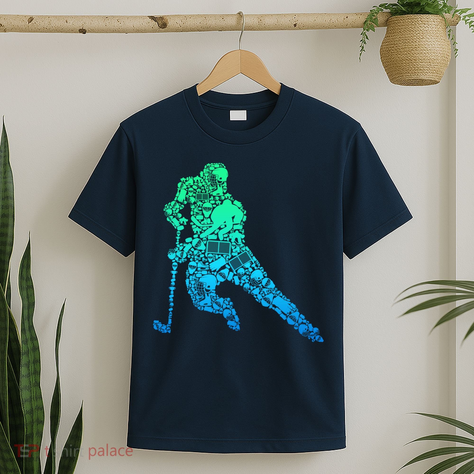 Hockey Player Ice Hockey Boy T-Shirt