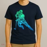 Hockey Player Ice Hockey Boy T-Shirt thumb 3