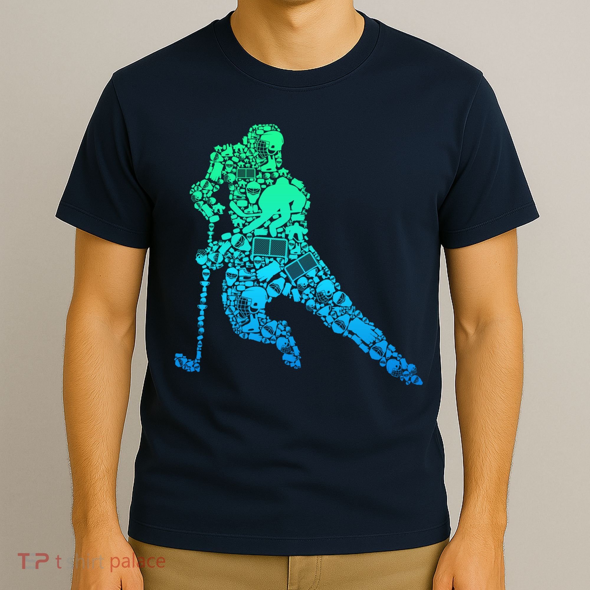 Hockey Player Ice Hockey Boy T-Shirt