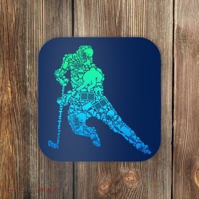 Hockey Player Ice Hockey Boy Coaster