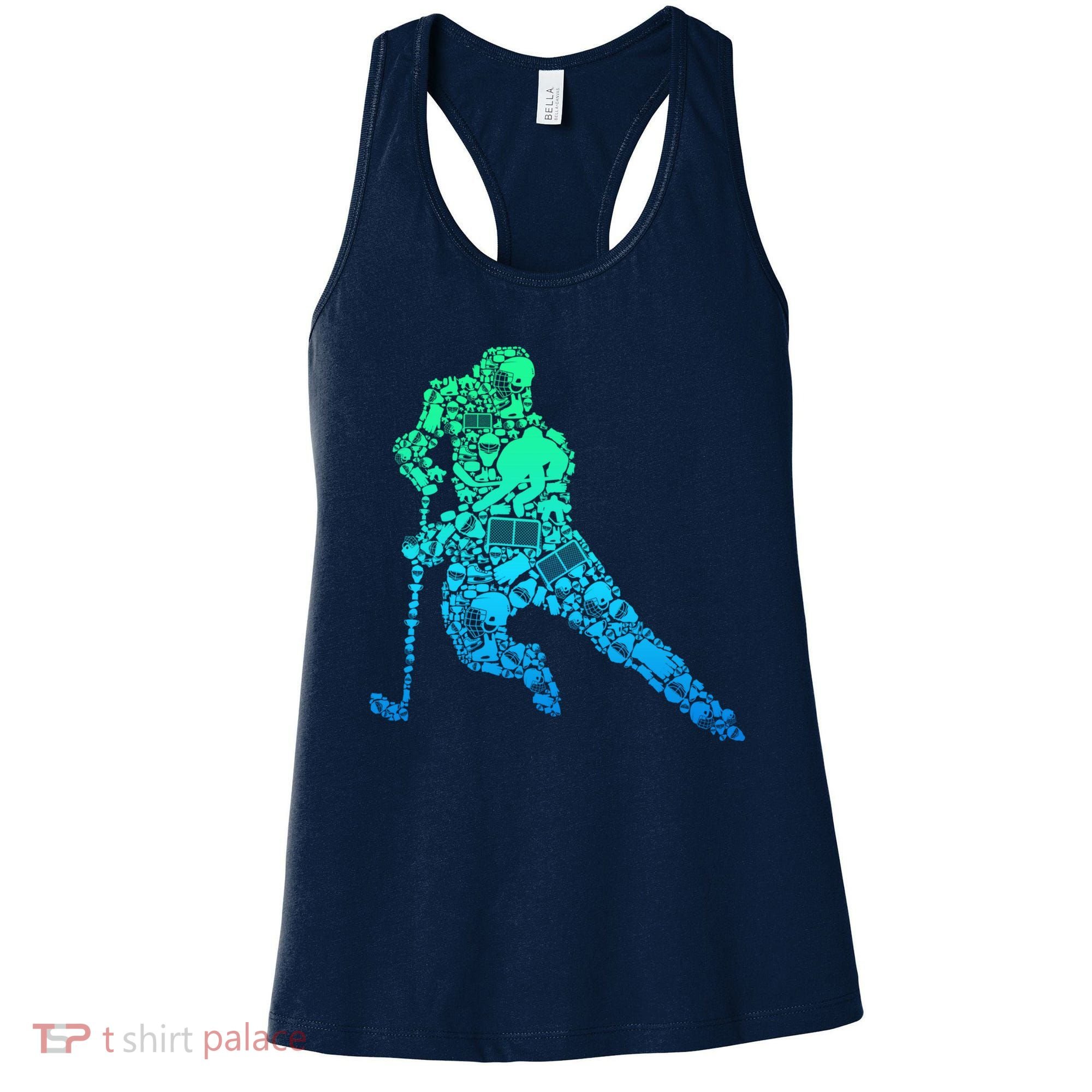Hockey Player Ice Hockey Boy Women's Tank Top
