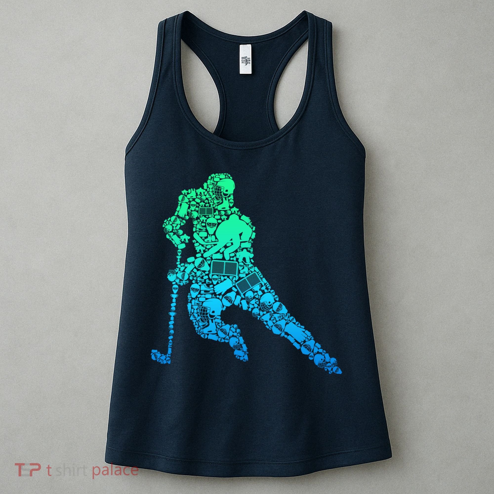 Hockey Player Ice Hockey Boy Women's Tank Top