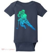 Hockey Player Ice Hockey Boy Baby Bodysuit thumb 0