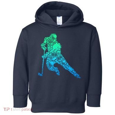 Hockey Player Ice Hockey Boy Toddler Hoodie