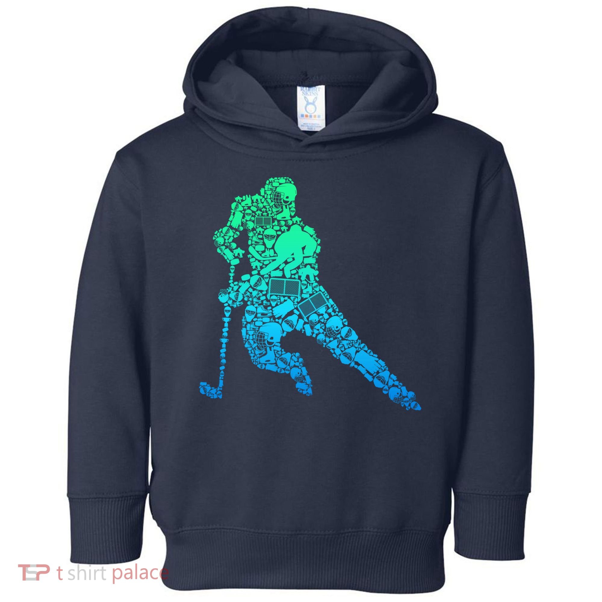 Hockey Player Ice Hockey Boy Toddler Hoodie