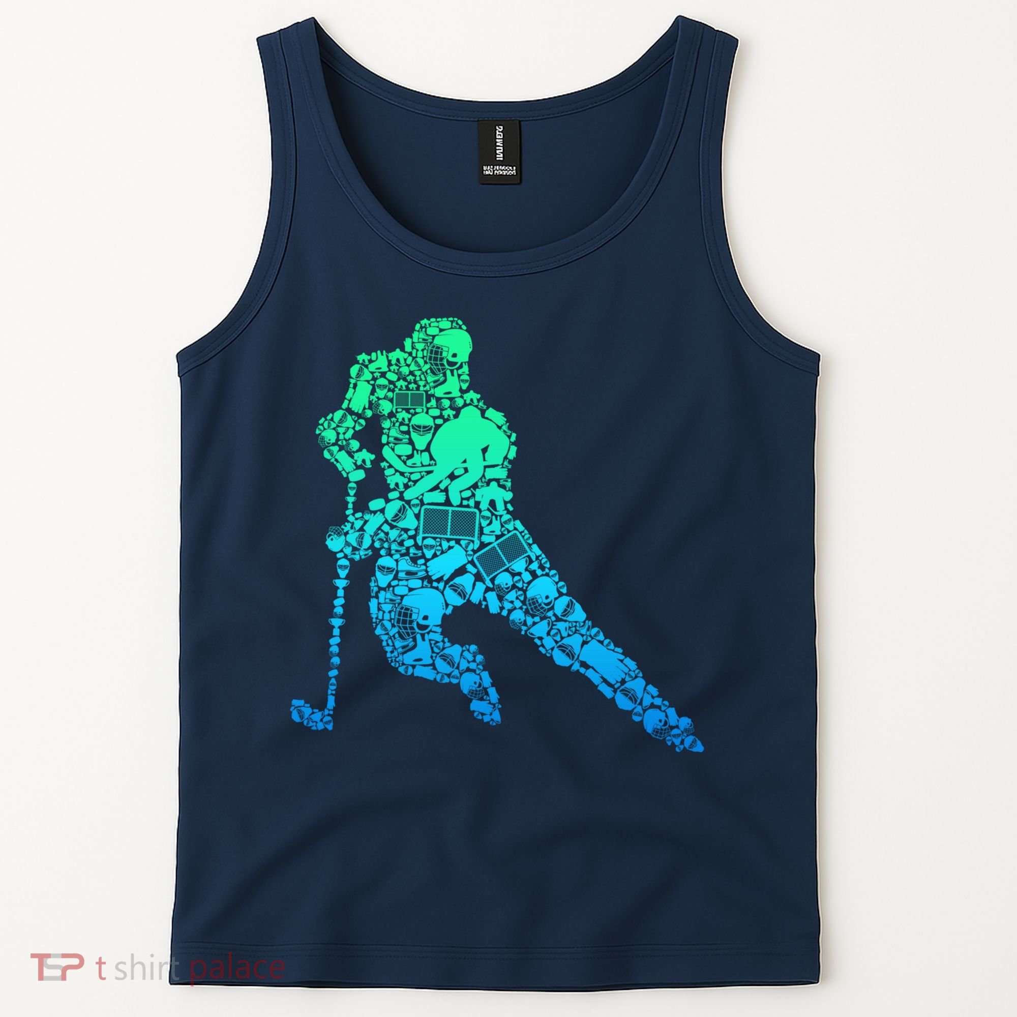 Hockey Player Ice Hockey Boy Tank Top