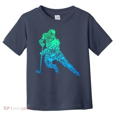 Hockey Player Ice Hockey Boy Toddler T-Shirt