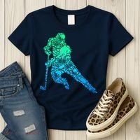 Hockey Player Ice Hockey Boy Women's T-Shirt thumb 3