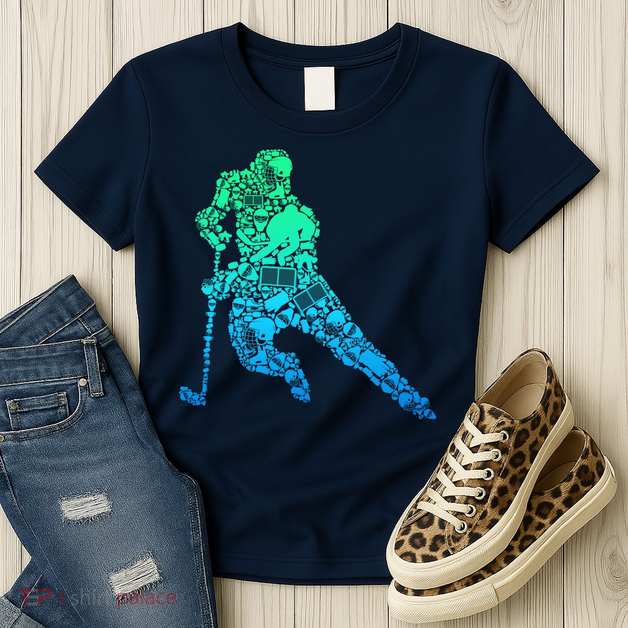 Hockey Player Ice Hockey Boy Women's T-Shirt