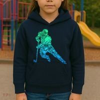 Hockey Player Ice Hockey Boy Kids Hoodie thumb 3