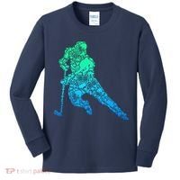 Hockey Player Ice Hockey Boy Kids Long Sleeve Shirt thumb 0