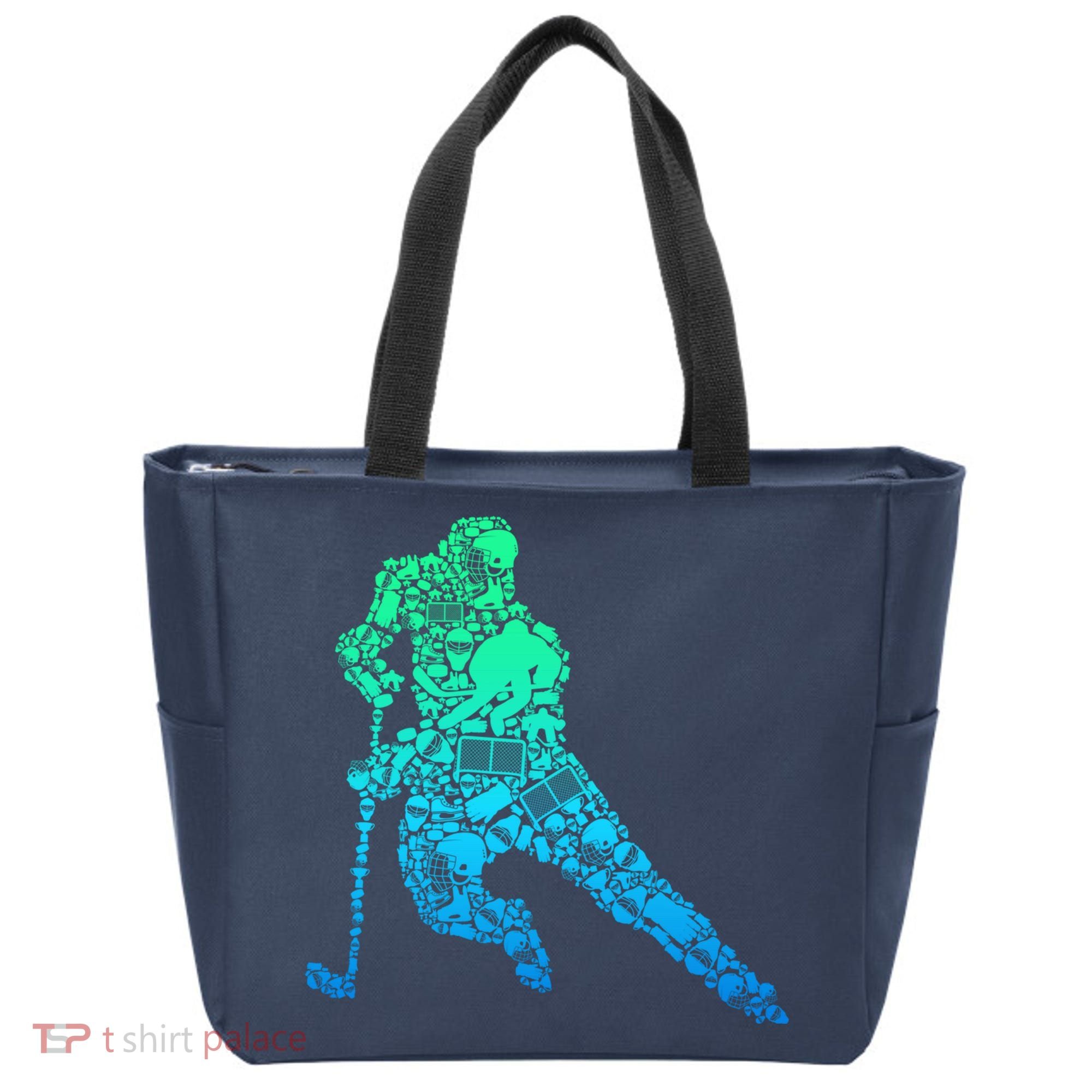 Hockey Player Ice Hockey Boy Tote Bag