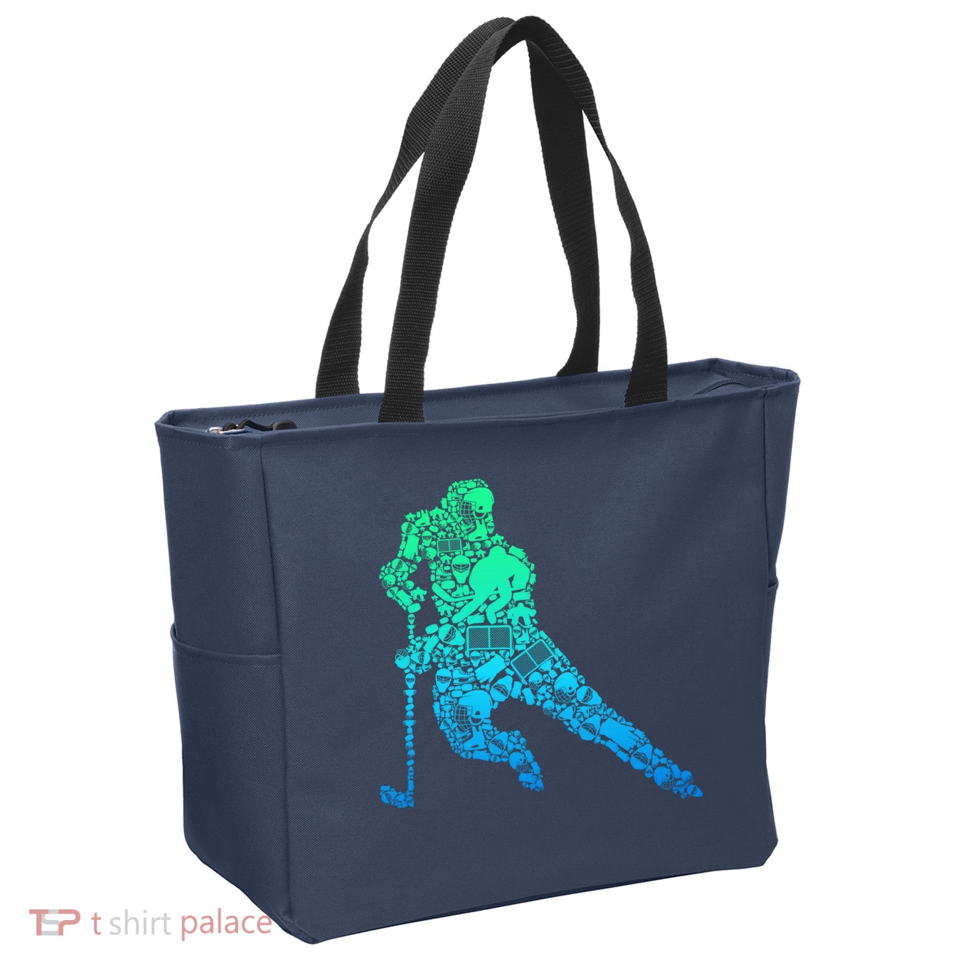 Hockey Player Ice Hockey Boy Tote Bag