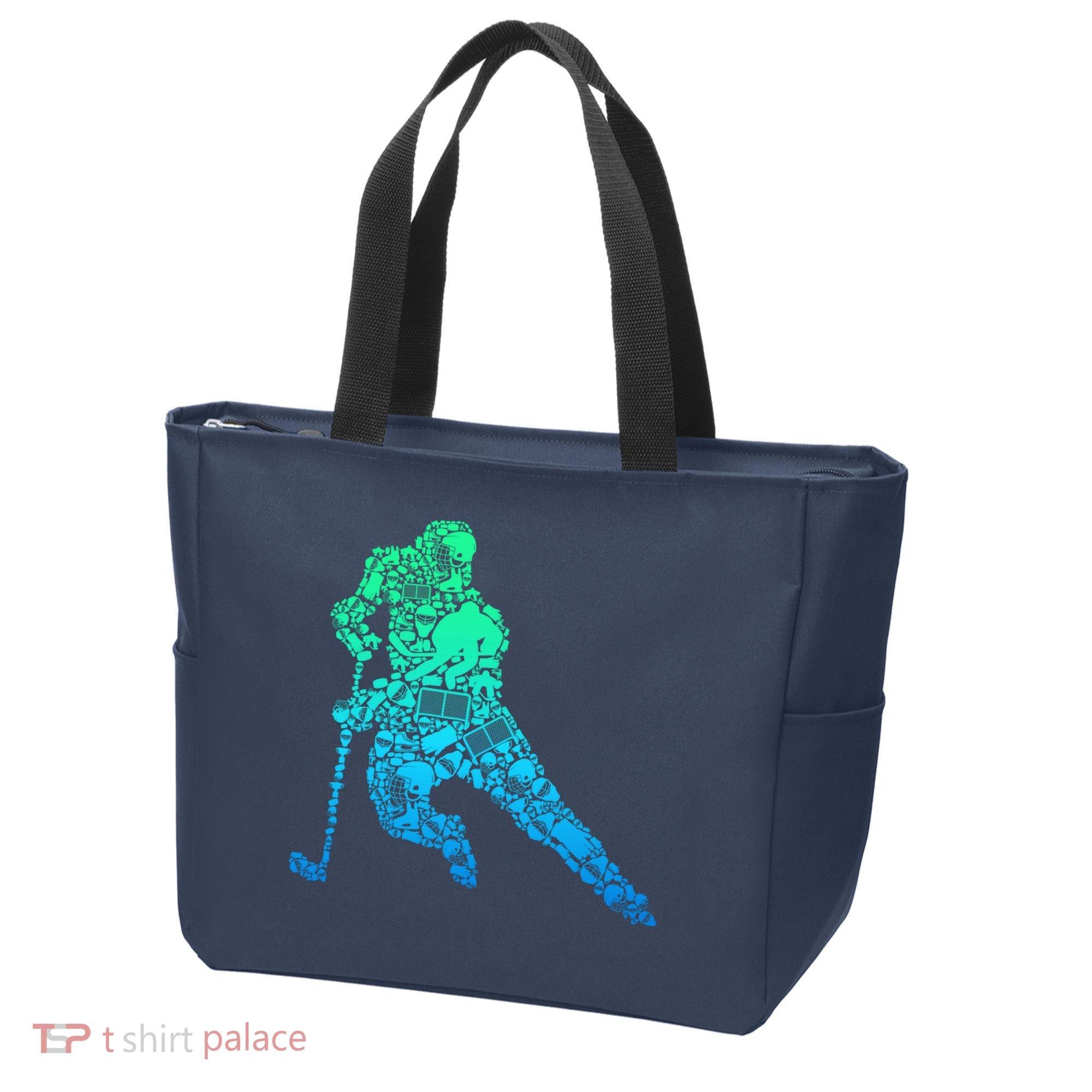 Hockey Player Ice Hockey Boy Tote Bag