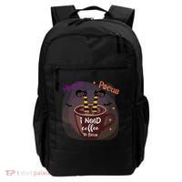 Hocus Pocus I Need Coffee To Focus Funny Halloween Costume Backpack thumb 0