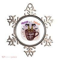 Hocus Pocus I Need Coffee To Focus Funny Halloween Costume Ornament thumb 0