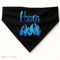 Halloween Pretend Im Hades Costume Greek God USA-Made Doggie Bandana thumb 0