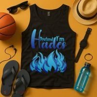 Halloween Pretend Im Hades Costume Greek God Tank Top thumb 4