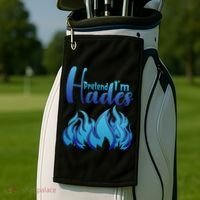 Halloween Pretend Im Hades Costume Greek God Golf Towel thumb 2