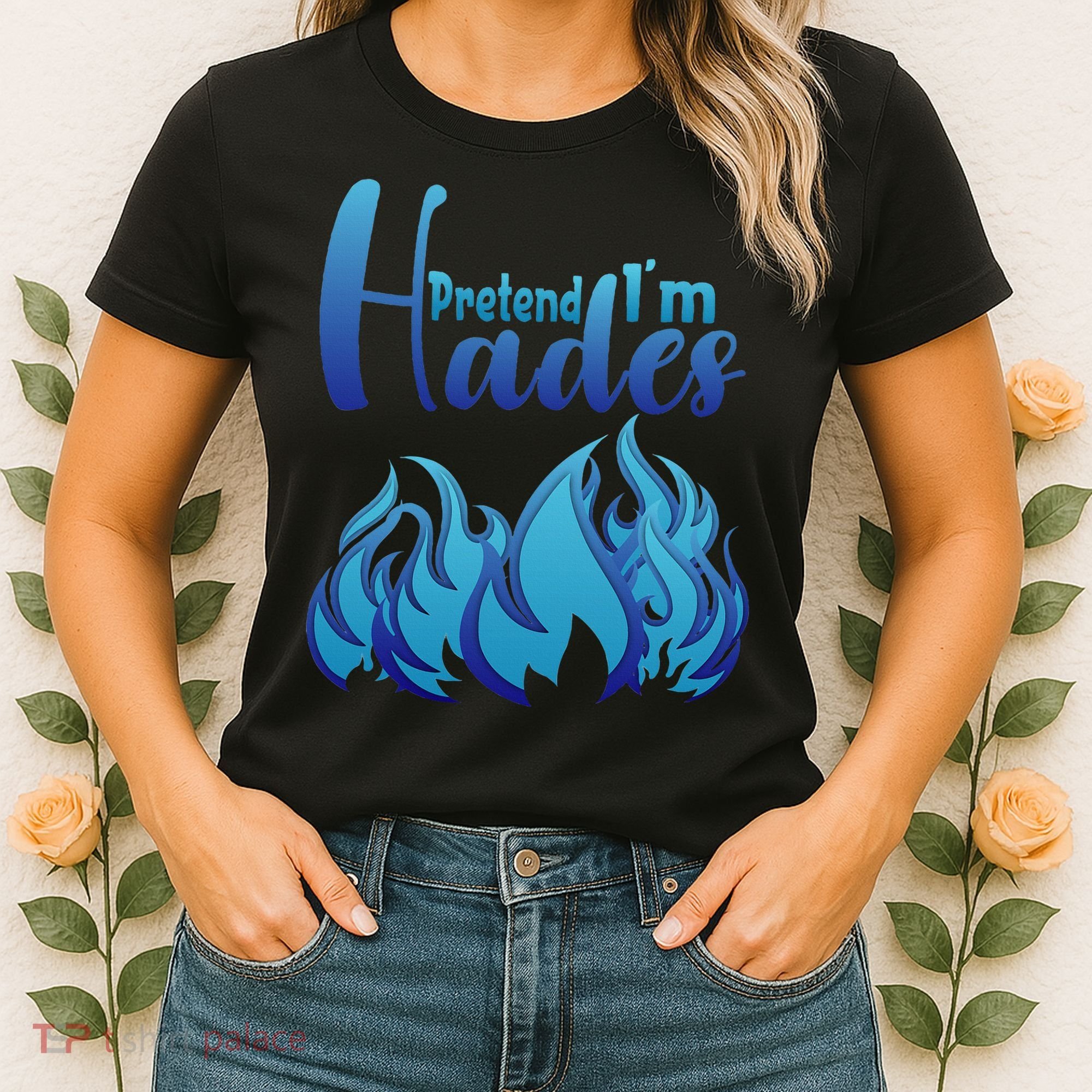 Halloween Pretend Im Hades Costume Greek God Women's T-Shirt
