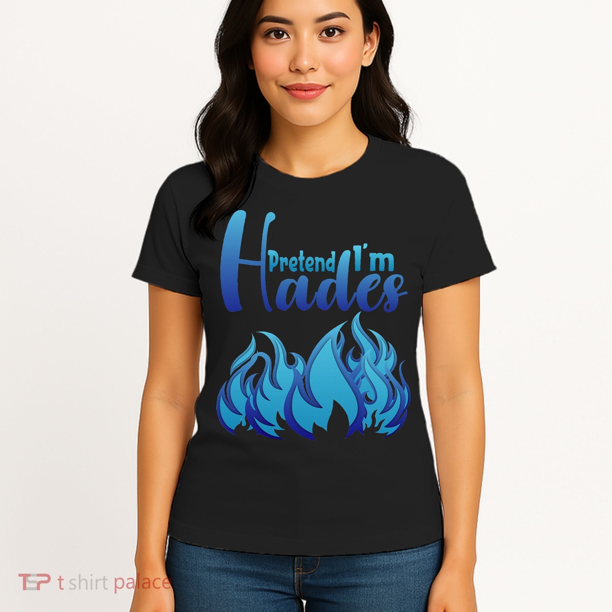 Halloween Pretend Im Hades Costume Greek God Women's T-Shirt