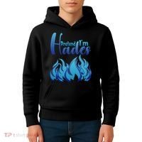 Halloween Pretend Im Hades Costume Greek God Kids Hoodie thumb 4